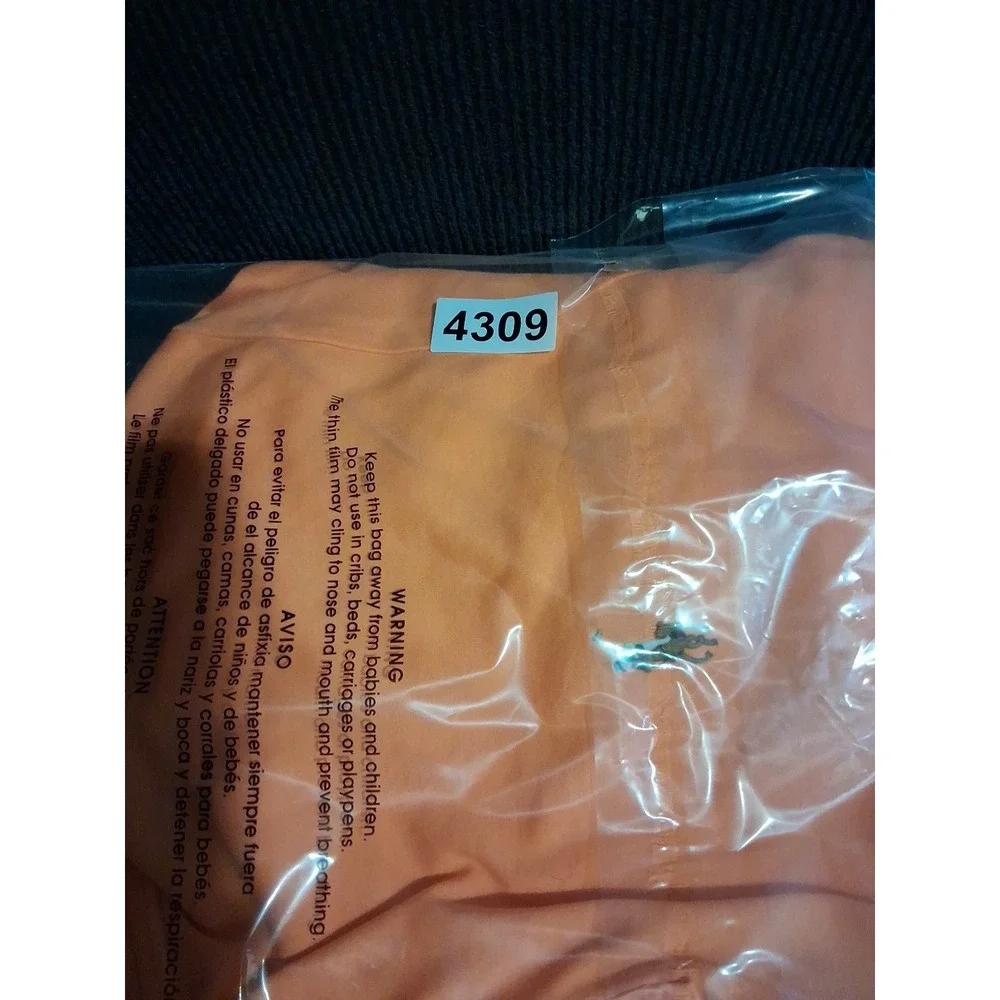 Polo Ralph Lauren Pima Soft Touch Polo Shirt Mens XXL Orange Short Sleeve Cotton